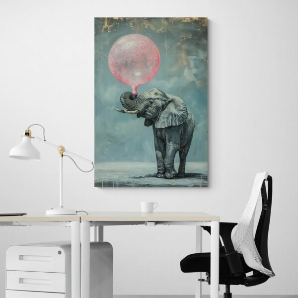 funny elephant art