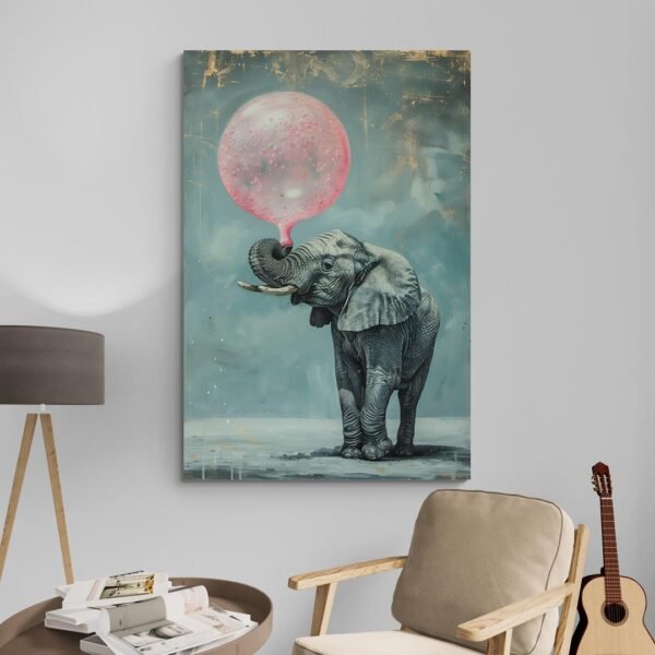 funny elephant art