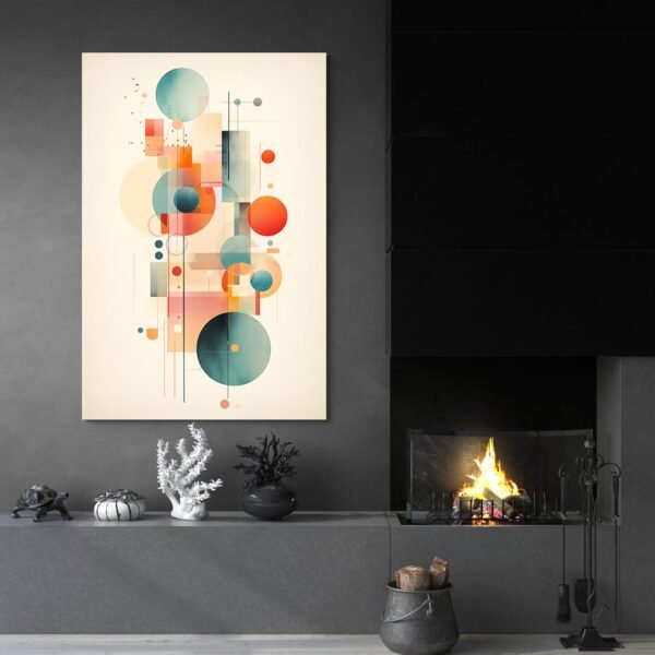 geometric art painting