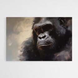 gorilla canvas painting