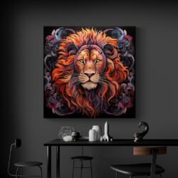 lion wall art