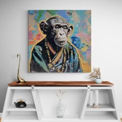 monkey canvas wall art