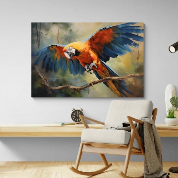 painting of a parrot