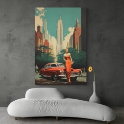 vintage new york wall art