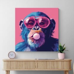 Chewing gum monkey